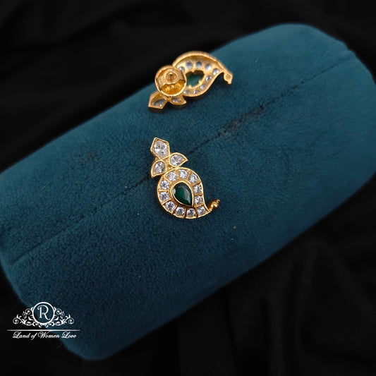 92.5 silver simple and Cute earrings - RCBG061