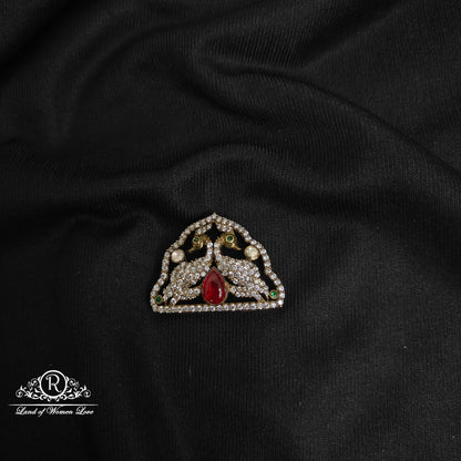 92.5 silver victorian peacock design side locket-rcp102 92.5 silver ramala jewelry / ramala collections