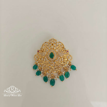 pendant peacock design silver pendant-rc94-60m043 cz 92.5 silver ramala jewelry / ramala collections