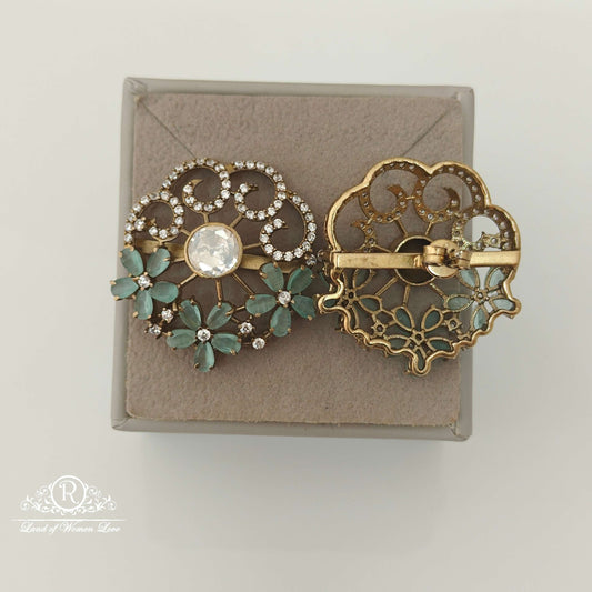 Silver Moissanite CZ- Stones Design Earrings-RCM763