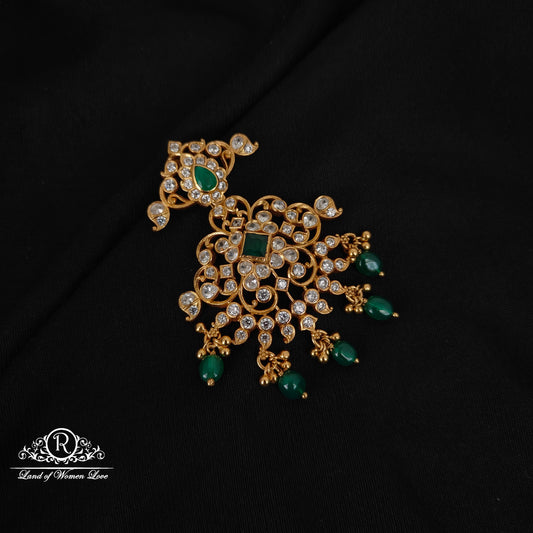 pendant 92.5 silver cz-'s pendant-rccp424 cz 92.5 silver ramala jewelry / ramala collections