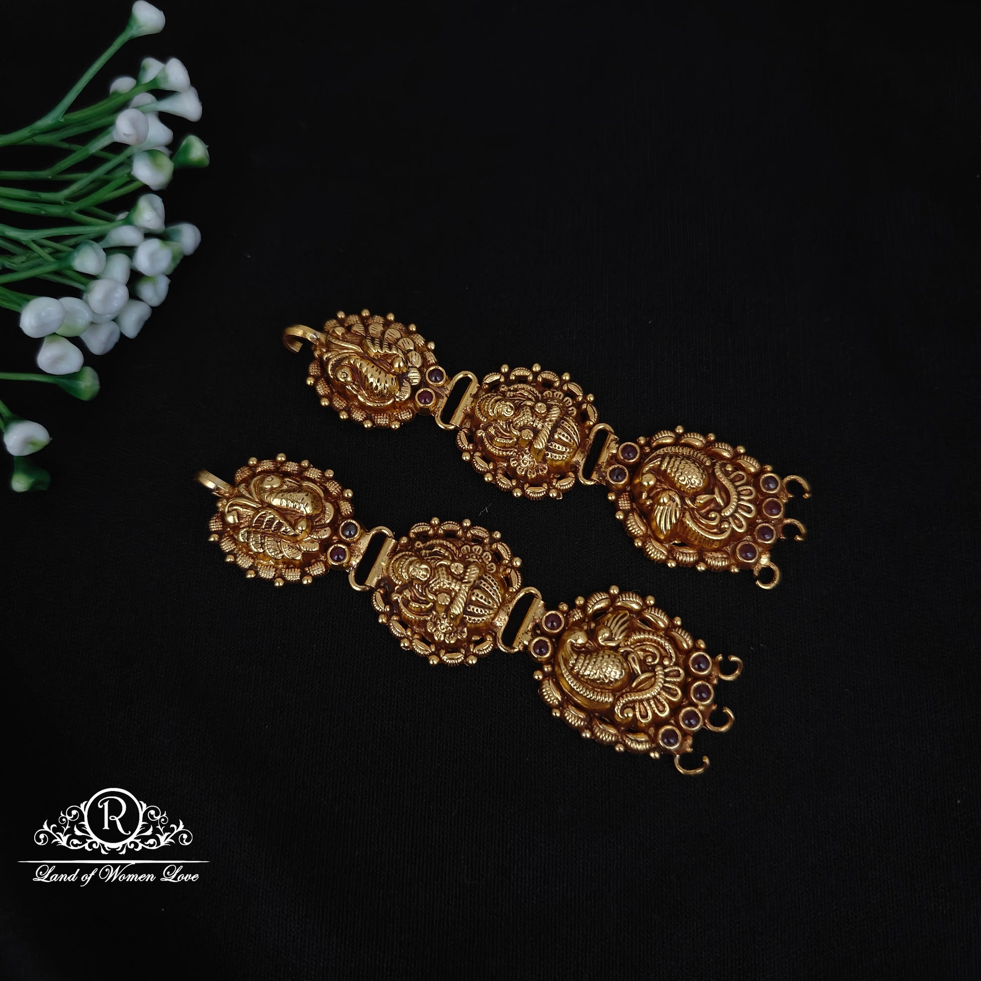 92.5 silver simple and cute side locket - rcjr975 92.5 silver ramala jewelry / ramala collections