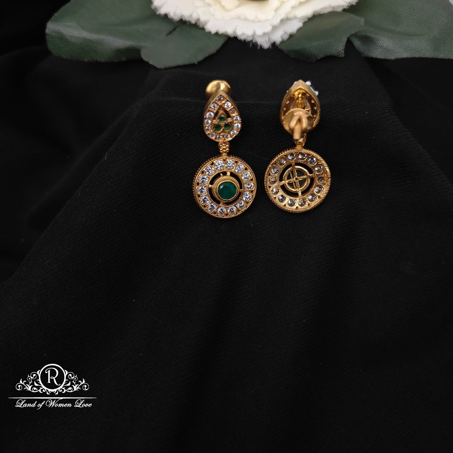 92.5 silver simple and Cute earrings -RCH931