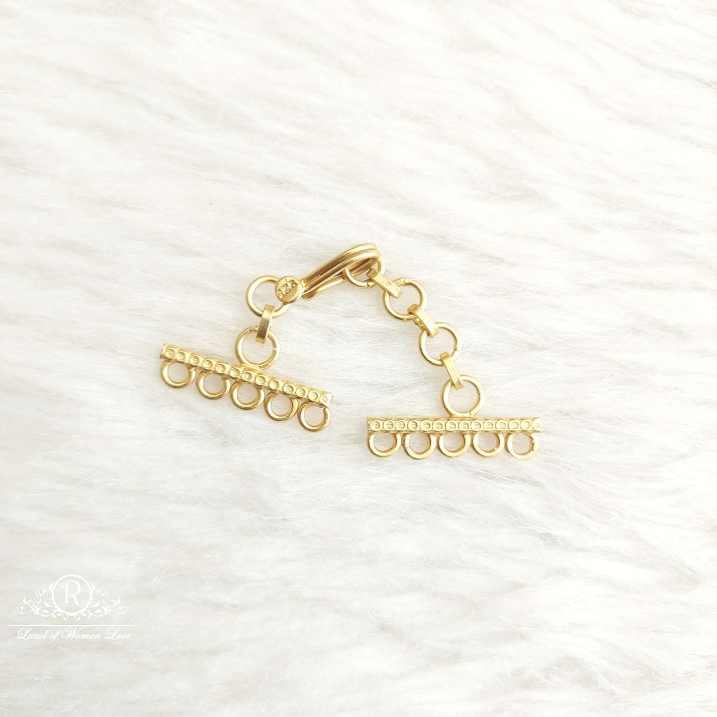 Silver Ring Back Chains-SA482-2