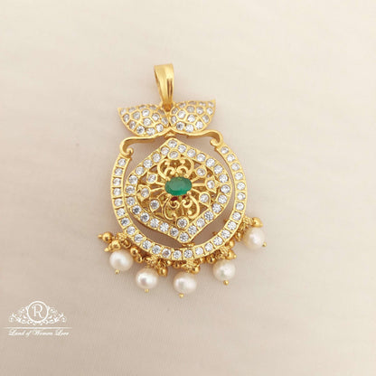 earrings silver cz-stones double side locket-m123 cz 92.5 silver ramala jewelry / ramala collections