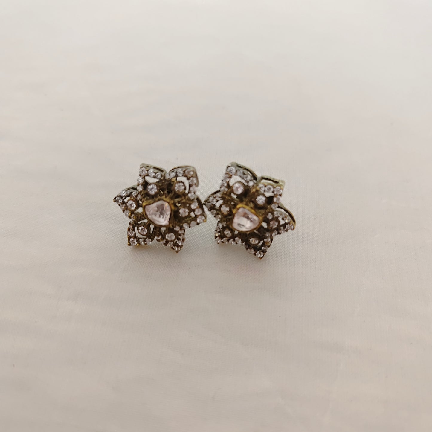 earrings silver victorian small earrings -rcp081 92.5 silver ramala jewelry / ramala collections