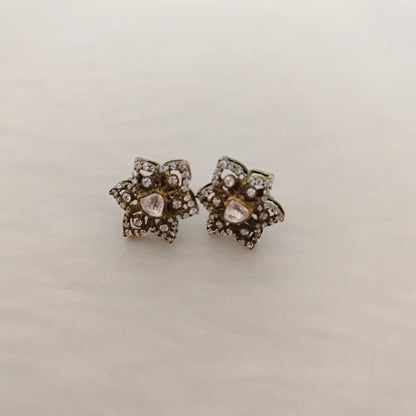 earrings silver victorian small earrings -rcp081 92.5 silver ramala jewelry / ramala collections