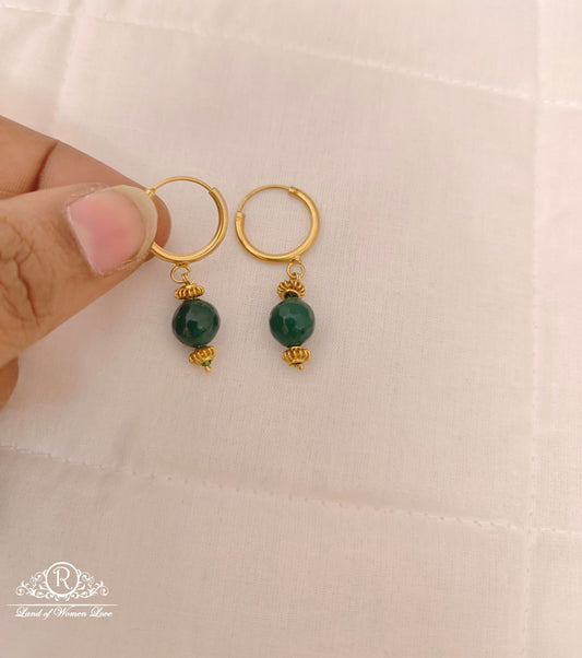 Silver Ring Design Earrings-RCH153