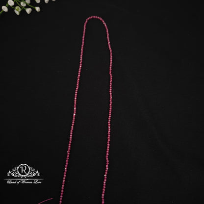 Beautiful Ice crush pink  beads 2mm-RCMJ239