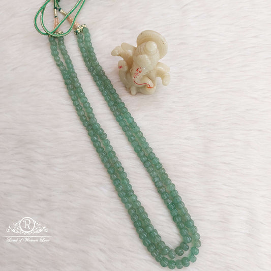 Green Melon Light 438ct Beads-B028