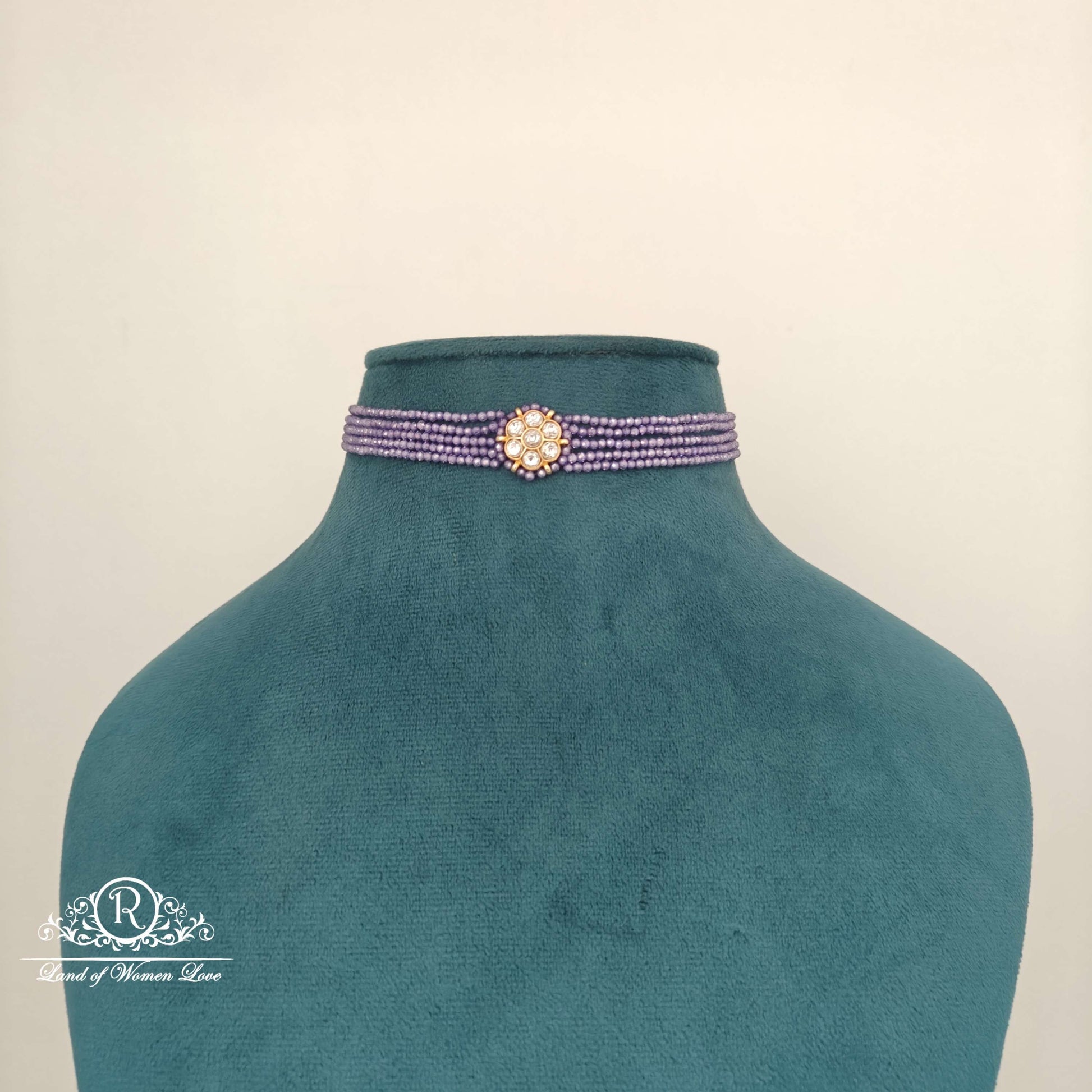 pendant beautiful beads chocker-rcah08 92.5 silver ramala jewelry / ramala collections