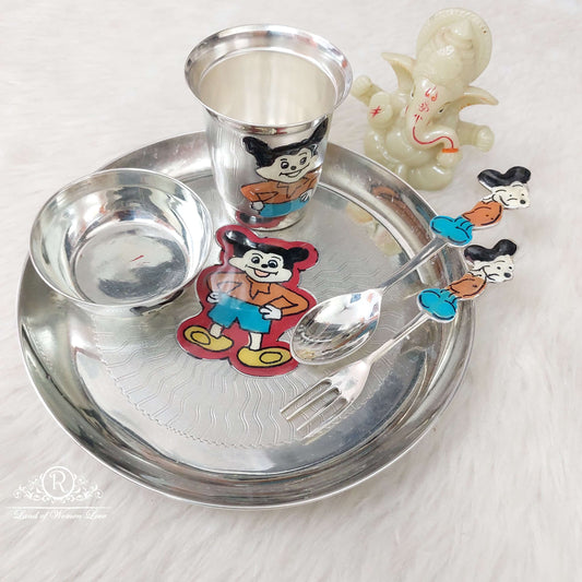 set silver micky set-s474 92.5 silver ramala jewelry / ramala collections