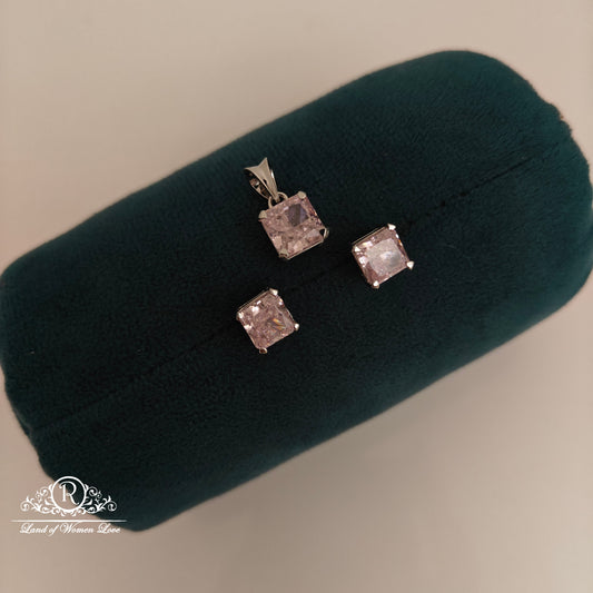 earrings 92.5 silver simple and cute earrings with locket -rcle06 92.5 silver ramala jewelry / ramala collections