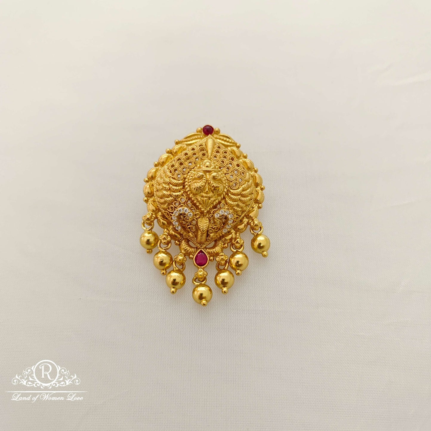 pendant silver base gold polish pendant -rcc127 92.5 silver ramala jewelry / ramala collections