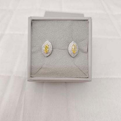stud silver cz- stones earrings-rces53 cz 92.5 silver ramala jewelry / ramala collections