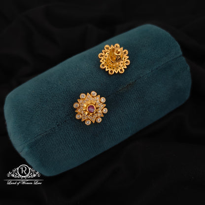 92.5 silver simple and Cute simple and Cute earrings  -RCCP451