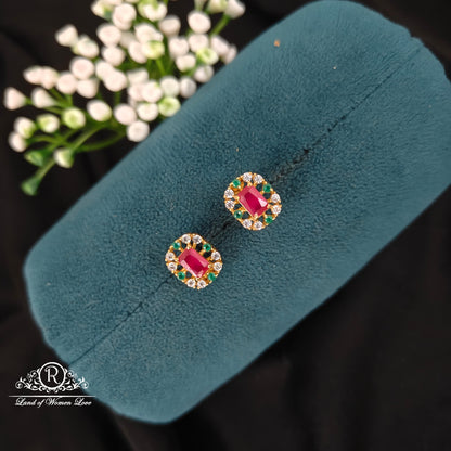 earrings silver simple and cute earrings -rcbg0101 92.5 silver ramala jewelry / ramala collections