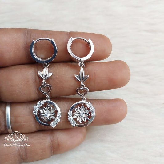 earrings silver hanging earrings-s597 92.5 silver ramala jewelry / ramala collections