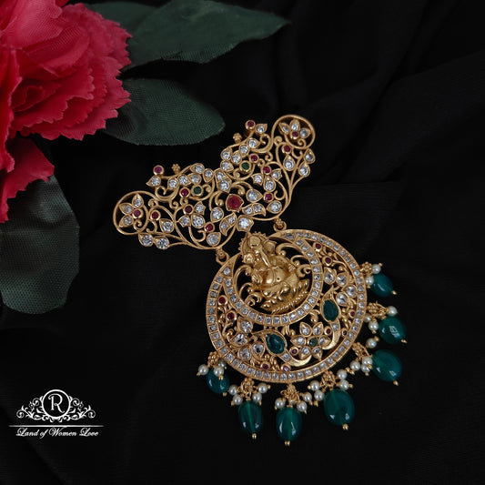 pendant 92.5 silver simple and cute mala locket with hanging beads-rcl70 92.5 silver ramala jewelry / ramala collections