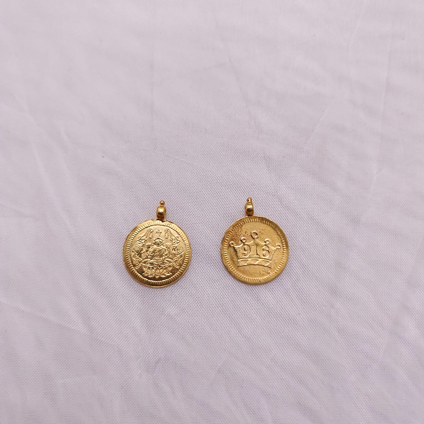 Silver kasu locket -RCV277