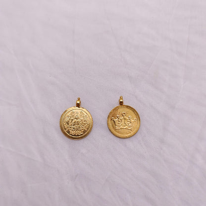 Silver kasu locket -RCV277