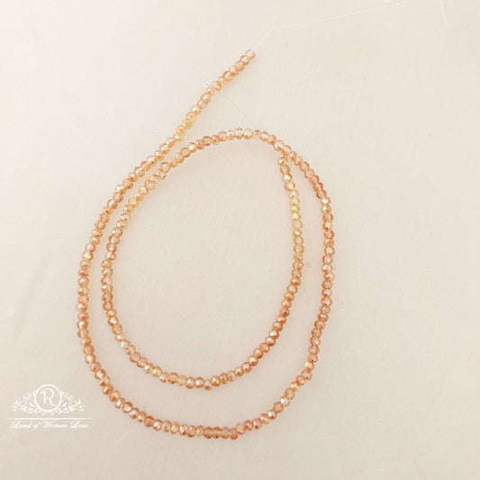 2mm crystal aaa beads-mj17-1 92.5 silver ramala jewelry / ramala collections