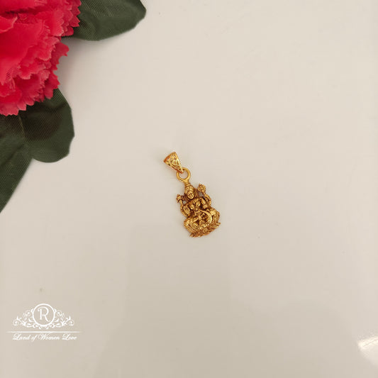 silver lakshmi devi design locket -r405 92.5 silver ramala jewelry / ramala collections