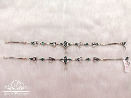 silver anklets-ra51 92.5 silver ramala jewelry / ramala collections