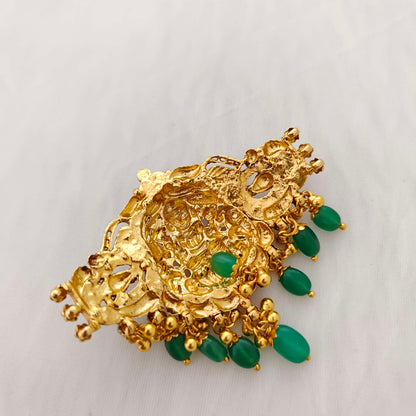 Silver lakshmi devi chocker -RCV240