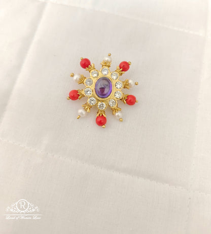 silver coral with pearls design locket-jr176 coral 92.5 silver ramala jewelry / ramala collections