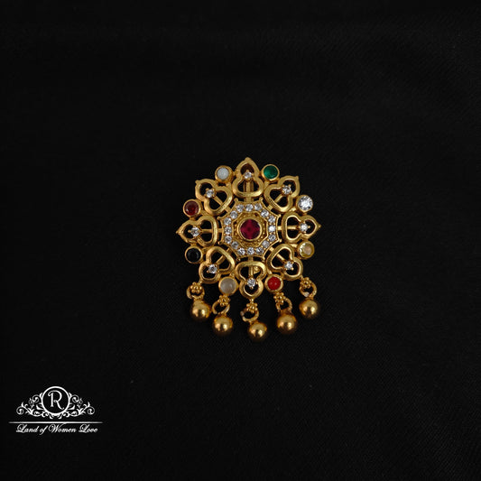 pendant silver navaratna pendant -rccp306 navaratna 92.5 silver ramala jewelry / ramala collections