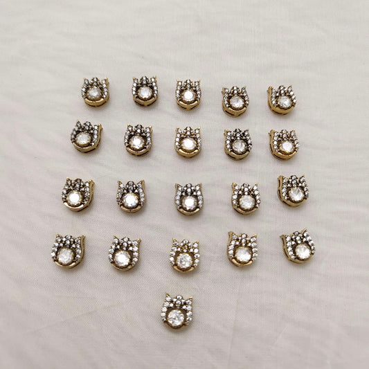 silver moissanite making accessories -rcv272 moissanite 92.5 silver ramala jewelry / ramala collections