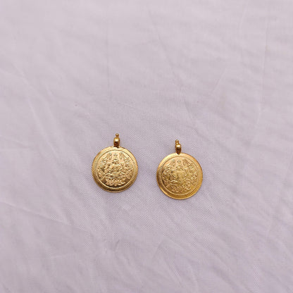 Silver kasu locket -RCV277