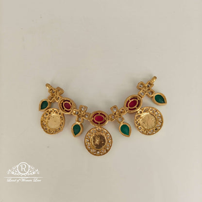 Ram parivar Design Silver Mala Locket-RCH638