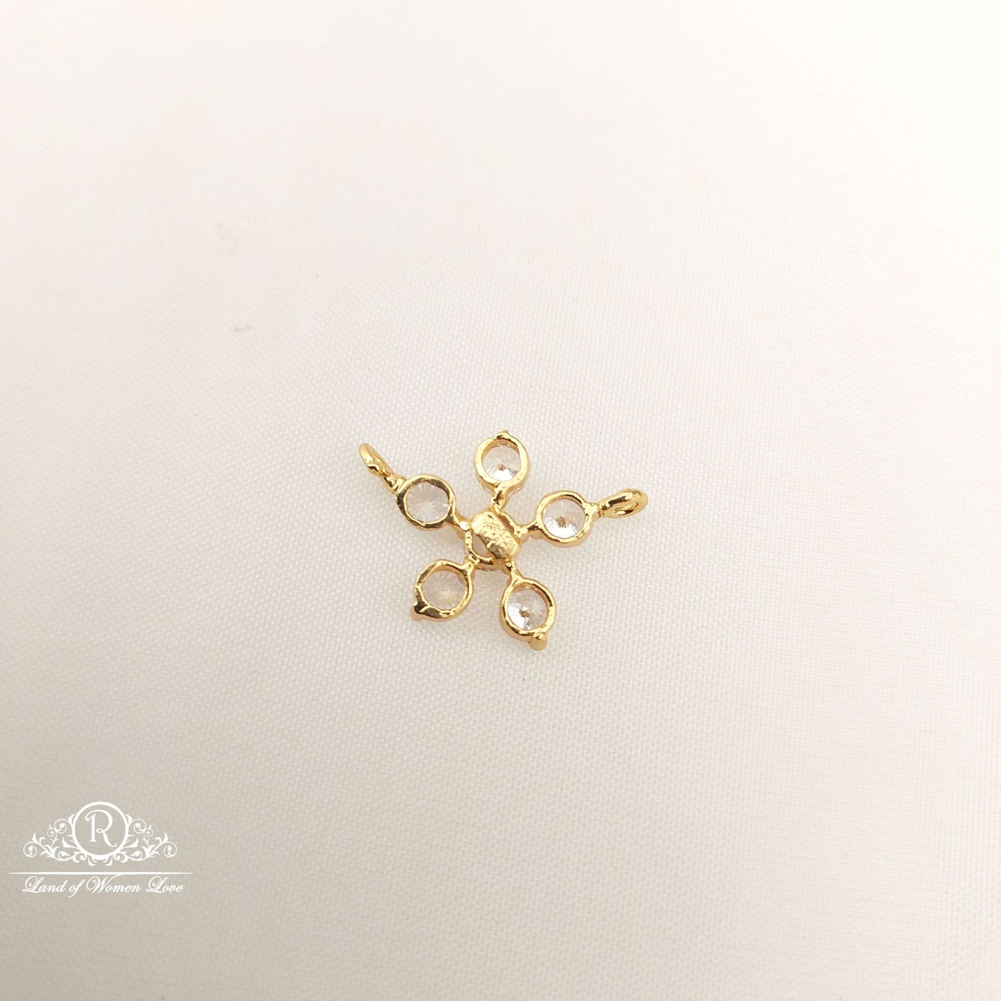 Silver Small Six Stones Locket-JR64