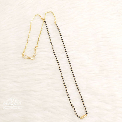 Silver Black Beads-H061