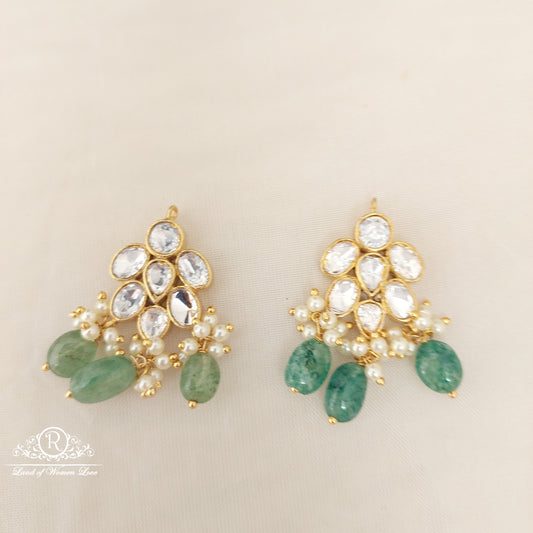 Silver Moissanite pendant-D008