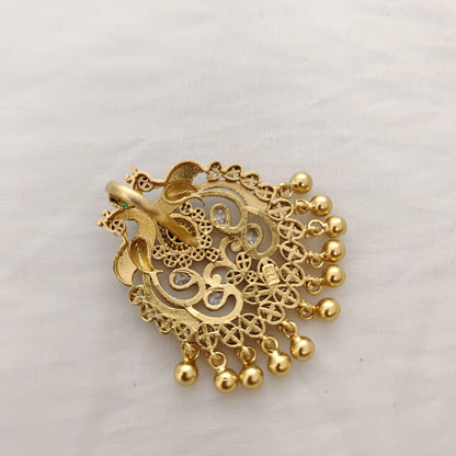 Silver peacock pendant-RCA160