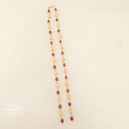 Silver Gold Balls With Beads Openble Chain-JR89