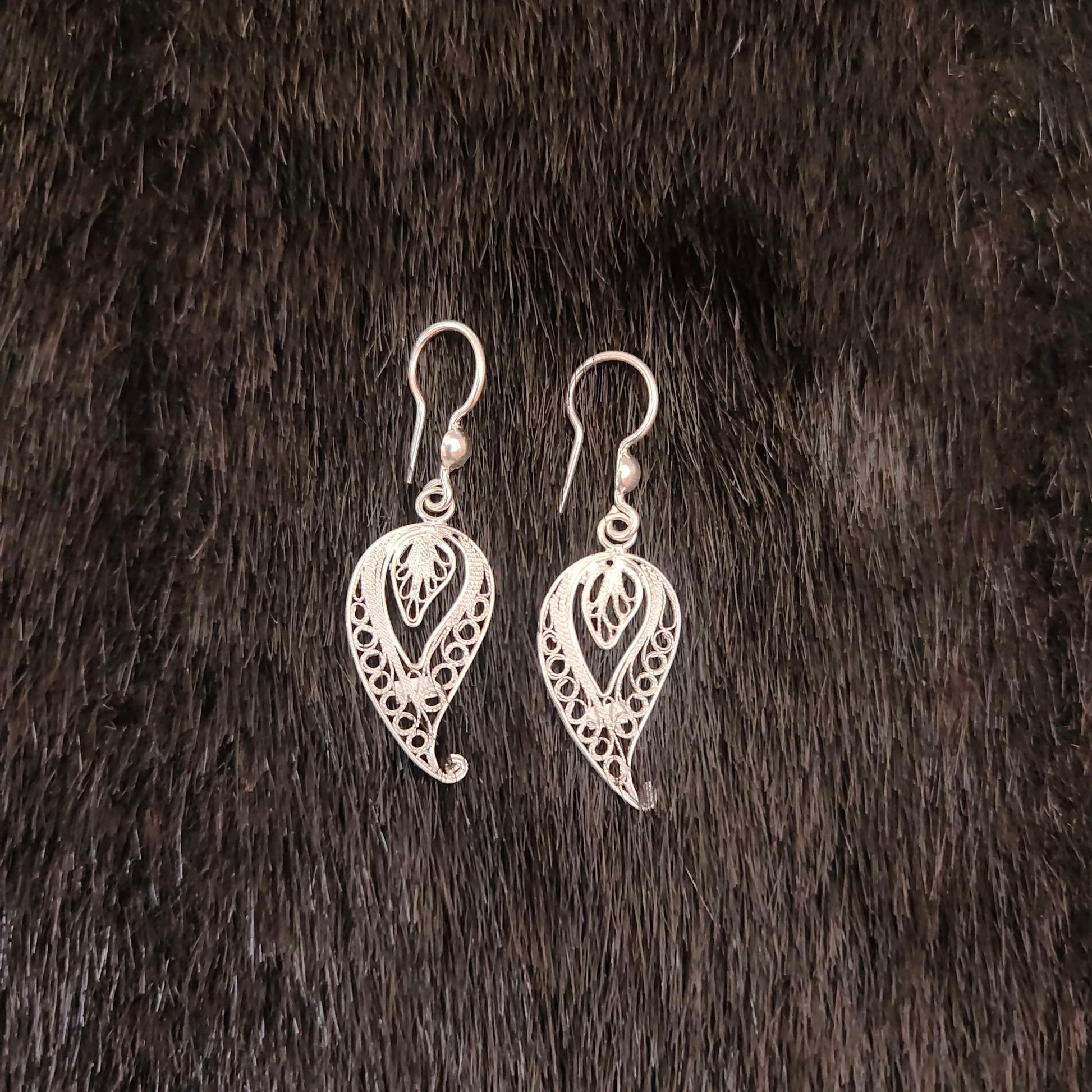 earrings silver hanging earrings-rca051 92.5 silver ramala jewelry / ramala collections