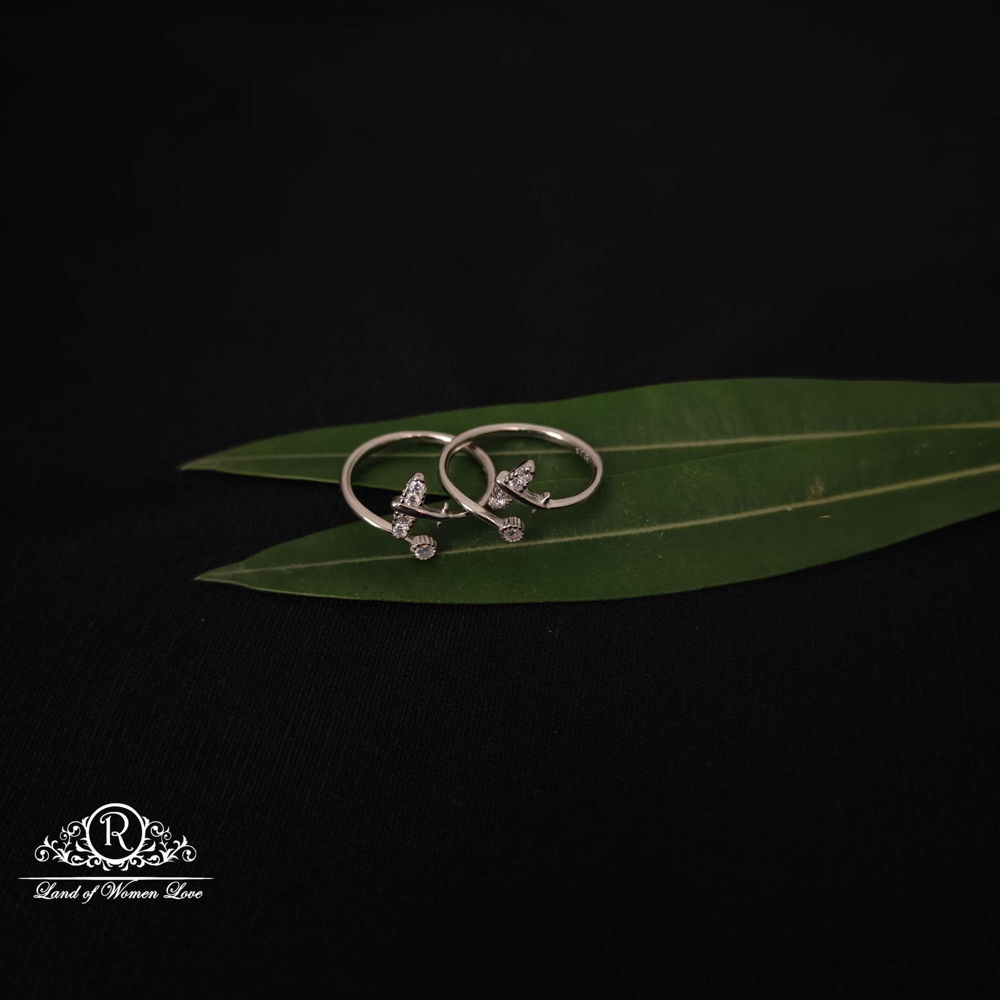 silver toe rings-rct319 92.5 silver ramala jewelry / ramala collections