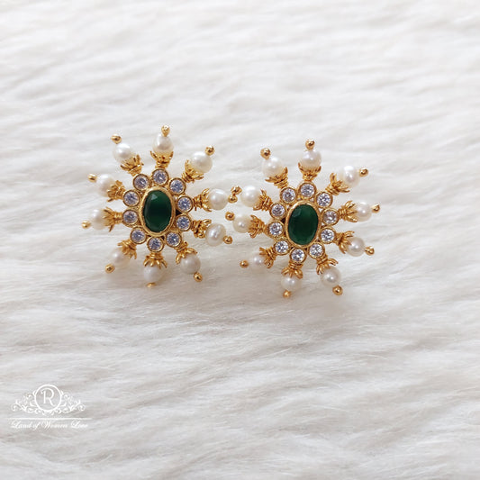 stud silver earrings-s127 92.5 silver ramala jewelry / ramala collections