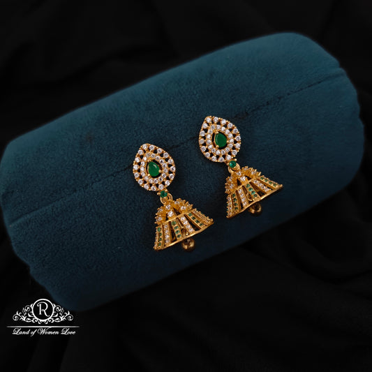 earrings 92.5 silver simple and cute earrings - rcbg052 92.5 silver ramala jewelry / ramala collections