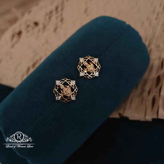 earrings 92.5 silver simple and cute earrings -rc061m429 92.5 silver ramala jewelry / ramala collections