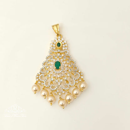 Silver Diamond Replica Design CZ-Stones Locket-RCCP47