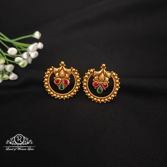 earrings 92.5 silver simple and cute earrings - rcjr963 92.5 silver ramala jewelry / ramala collections