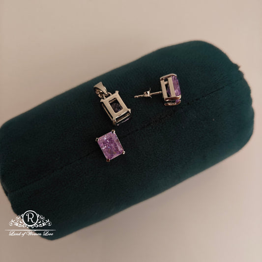 92.5 silver simple and Cute Earrings with locket-RCLE08