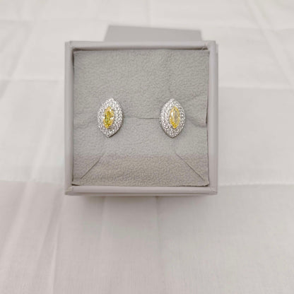 Silver CZ- Stones Earrings-RCES53
