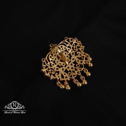 92.5 Silver Ruby and CZ-'s Pendant-RCL54