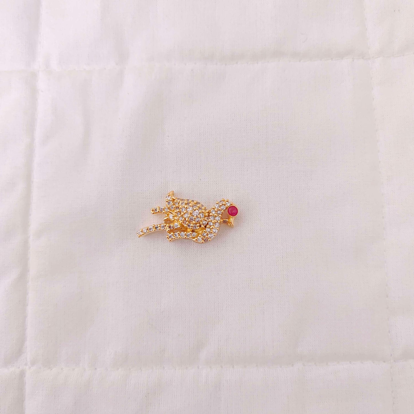 Silver gold polish side lockets -RCD192